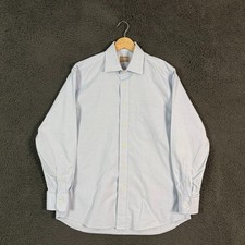 Vtg Gitman Bros Shirt Mens 15 32 Blue Oxford Button Up Long Sleeve Preppy Casual