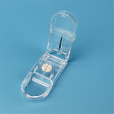 Pill Splitter, Stainless Steel for Home Travel White
