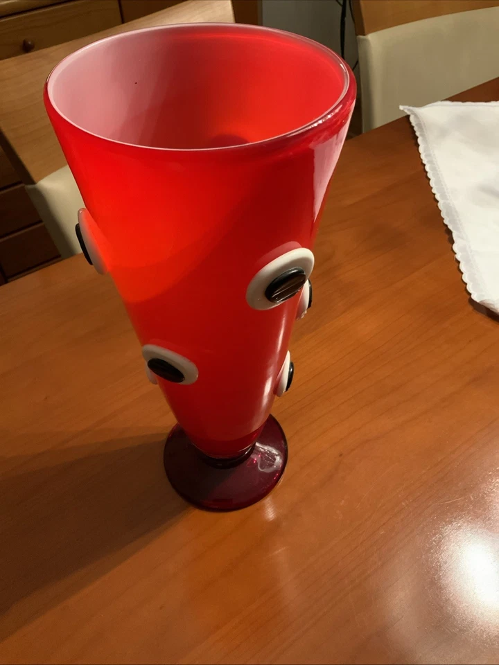 Vintage Vasen Rot - Bild 4 von 4