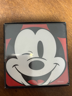 Disney Mickey Mouse Drink Coasters - Set Of 4 New in package