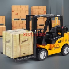 1/50 Forklift Inertia Toy Metal Truck Model Toy Pull Back Forklift for Kids Gift