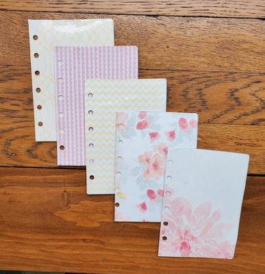 PLANNER AGENDA ORGANIZER  A7 LAMINATED DASHBOARD INSERTS DIVIDERS DOUBLE SIDED