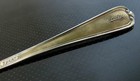 Vintage International STERLING Pine Tree spoon  4 1/8" w/ vermeil  & gold nugget — photo 3