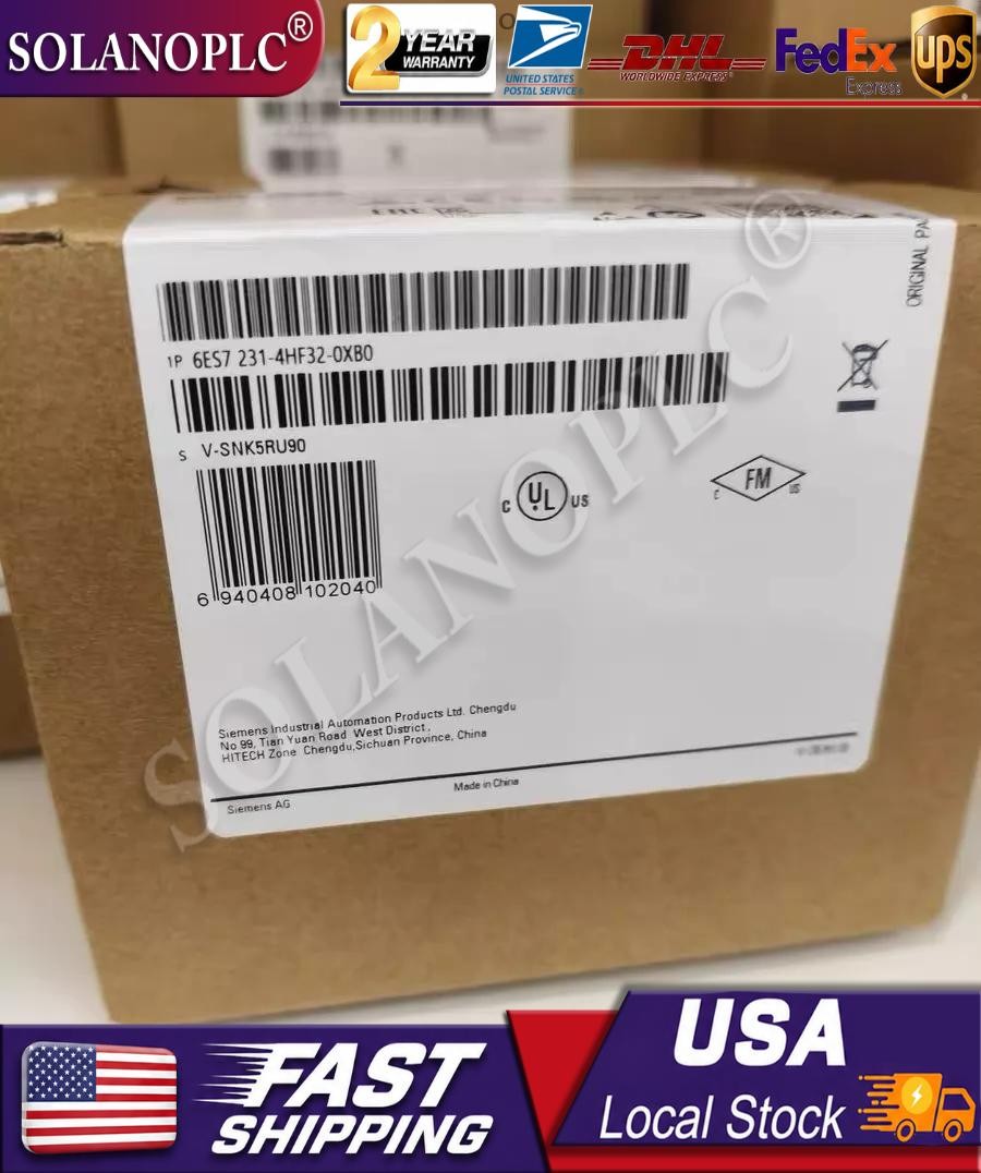 New Siemens 6ES7231-4HF32-0XB0 S7-1200 Analog input SM 1231 6ES7 231-4HF32-0XB0