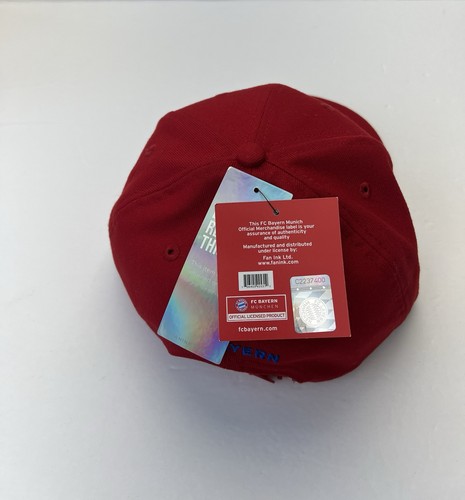 Gorra de fútbol FC Bayern Munich FAN Snapback roja SK - 93 PRO - Imagen 4 de 9