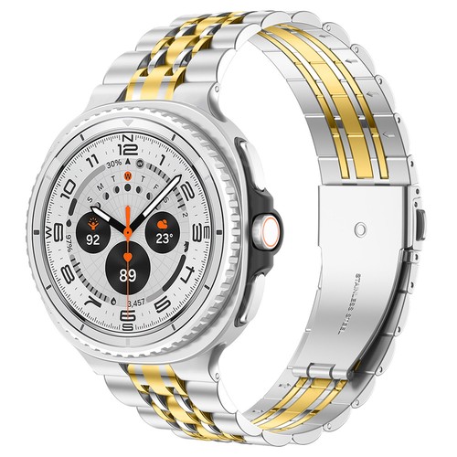 Pulsera con correa de acero inoxidable clásica de lujo para reloj Samsung Galaxy 8/8 - Imagen 7 de 17