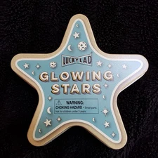 Lucky Lad Glow in the Dark Stars in Tin Bell & Curfew Stocking Stuffer