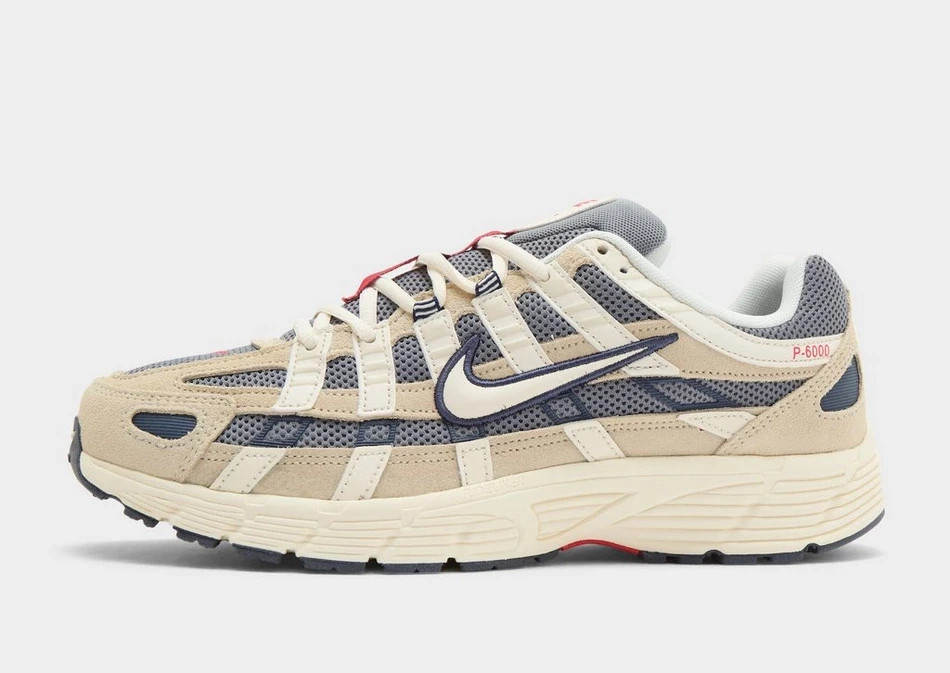 Nike P-6000 Men's Shoes Trainers in Light Khaki with Pale Nike P-6000 Men's Shoes Trainers in Light Khaki with Pale