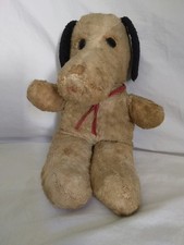 Vintage Plush Puppy Dog - Likely Mid-20th Century