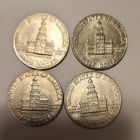 1976 Kennedy Half Dollar 50C Coins Circulated Uncertified Lot of 4 US Currency