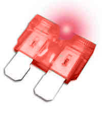 LED SMART BLADE FUSE MINI & STANDARD 3 4 5 7 10 15 20 25 30 AMP BLOW GLOW AUTO - Picture 8 of 16
