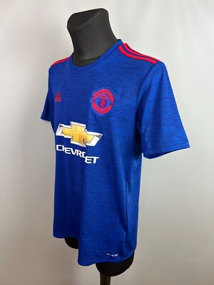 MANCHESTER UNITED 2016 2017 AWAY SHIRT FOOTBALL SOCCER ADIDAS