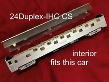 Pass. Car Interior KIT for IHC 85ft Budd 24 Compartment Duplex and Sleeping Pass