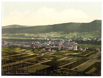 Neuenahr Bath, Bad Neuenahr, the Rhine, Germany c1900 OLD PHOTO