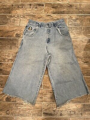 Vintage 26 RED REVERB JNCO Style Baggy Grunge Skate Jeans Vintage 26 RED REVERB JNCO Style Baggy Grunge Skate Jeans