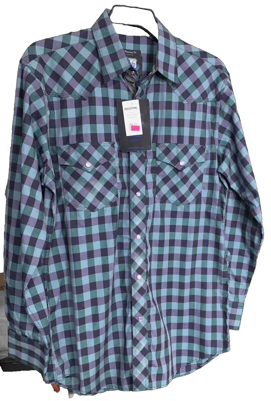 Tamaño Regular Resistol Algodón Informal Con Botones camisas para hombres