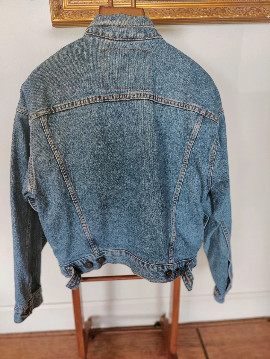 Vintage 90s Levis Denim Mens Trucker Jean Denim Jacket 70598-4891 Medium Y2K