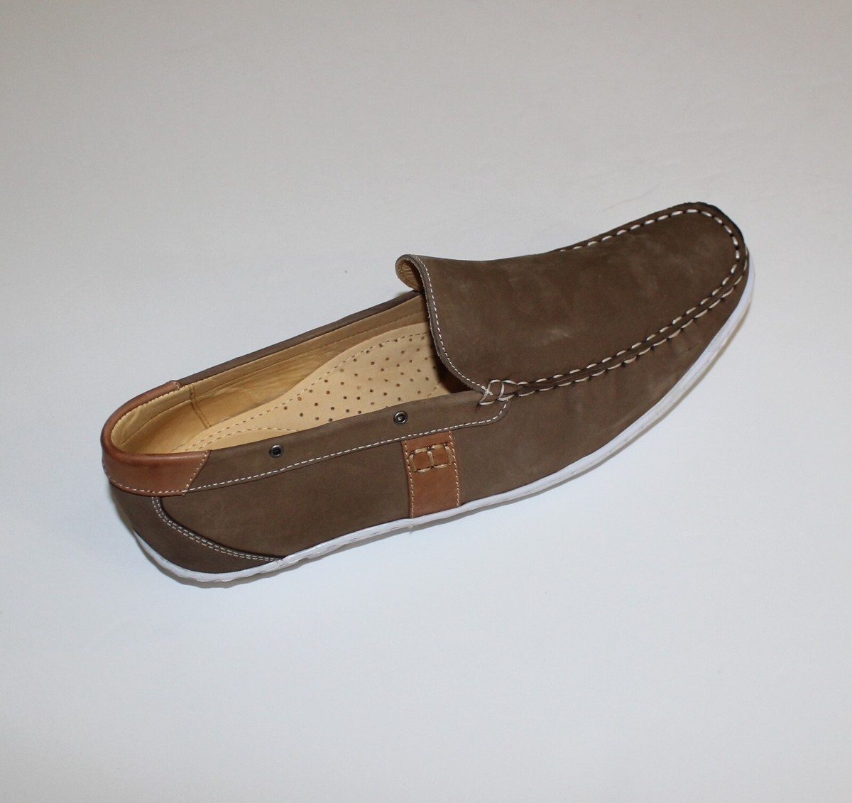 SANDRO MOSCOLONI DARON TAUPE SLIP ON SHOES SANDRO MOSCOLONI DARON TAUPE SLIP ON SHOES | eBay main image 2