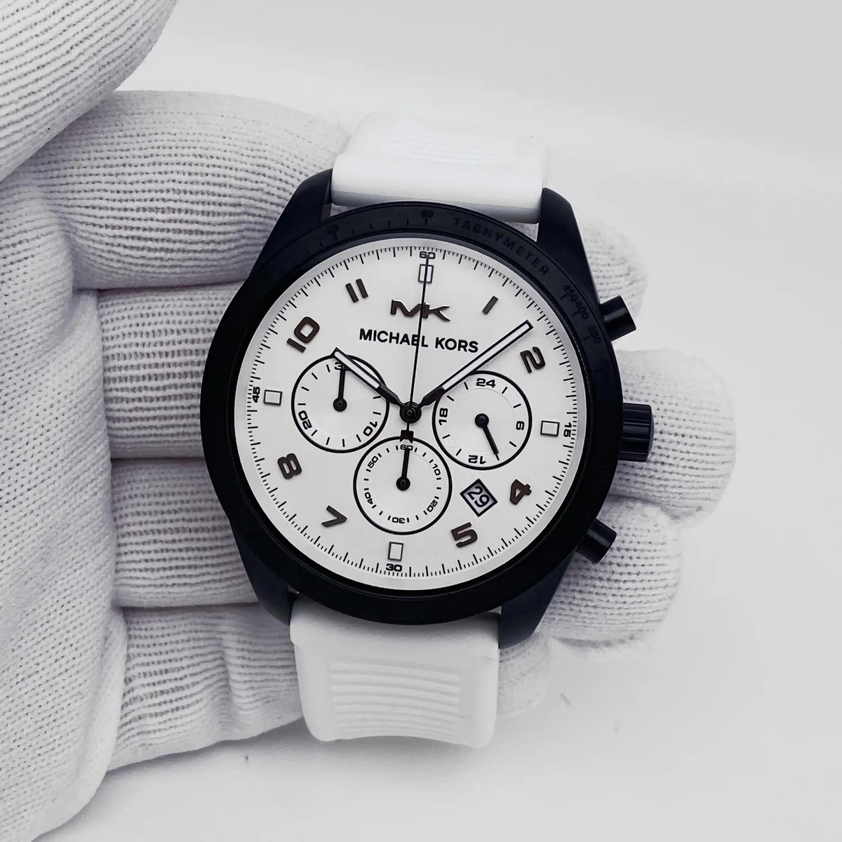 Michael kors white mens watch top