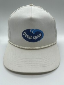 Casquette Vintage Ocean Spray Cranberry Juicies Années 90 - Strapback En Cuir, Neuve Sans étiquette