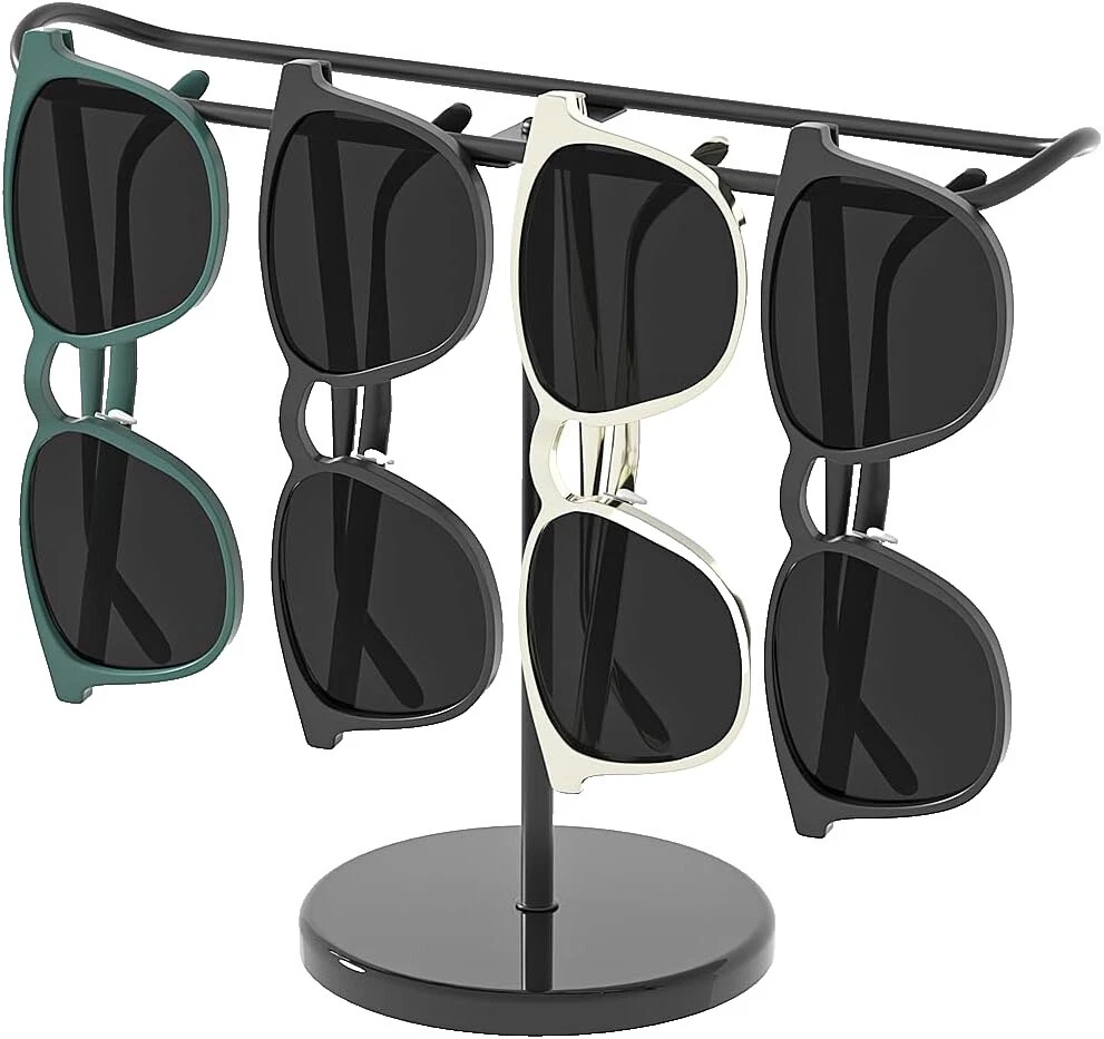 Almacenamiento de metal Negro y estuches para Gafas