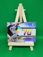 BRYAN RAMOS Bowman Chrome BOWMAN SCOUTS TOP 100 INSERT #BTP-70 WHITE SOX