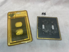 Restore and Restyle power outlet  and light switch cover Cast Iron Rustic plates