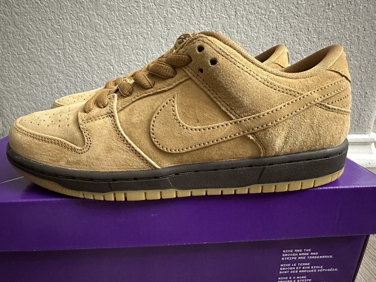 Nike Dunk Low Pro SB Wheat Mocha Size 7M/8.5W BQ6817-204 **SHIPS