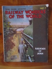 MAGAZINE RAILWAY WONDERS OF THE WORLD MARCH 15 , 1935 PART 7 ** GREAT **