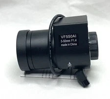 New Northern VF550AI 5-50mm F1.4 1/3" Varifocal DC Auto Iris Lens in Box 