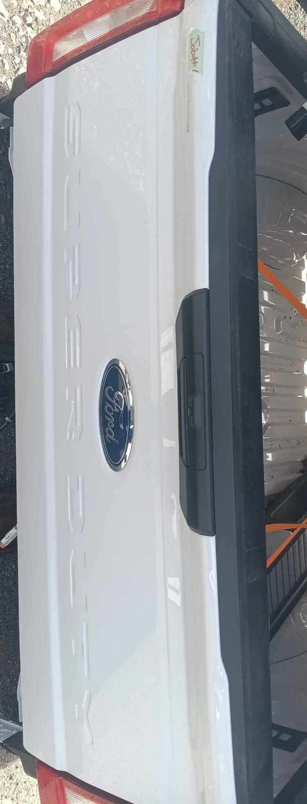 White Ford F250 SD Pickup Trunk Decklid Hatch Tailgate 2023