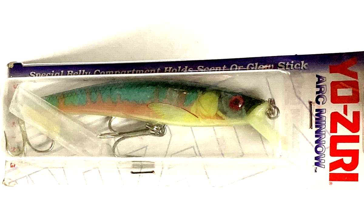 Yo-Zuri Arc Minnow 5" Blue Pink Pearl Sinking Fishing Lure Reusable Glow Stick | eBay Yo-Zuri Arc Minnow 5" Blue Pink Pearl Sinking Fishing Lure Reusable Glow Stick | eBay