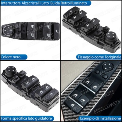 PULSANTIERA ALZACRISTALLI LATO GUIDA PER BMW SERIE F20 F21