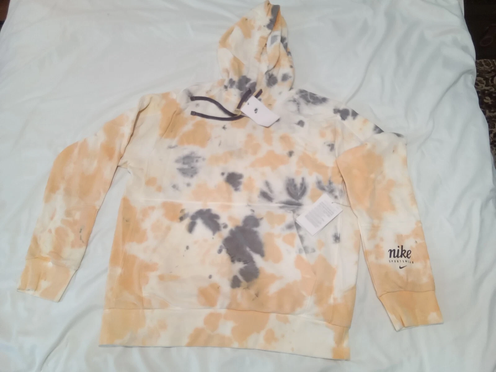 NWT Nike M Club Fleece Pullover Hoodie D06186-540 MEDIUM