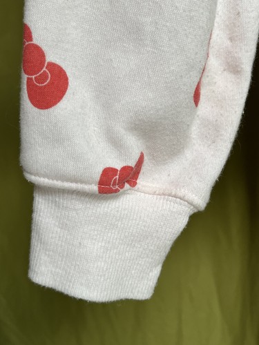Sanrio Hello Kitty Bow Zip-Up Pink Hoodie Womens XS - Picture 14 of 18