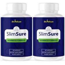 SlimSure- Digestive Support- 2 Bottles- 120 Capsules