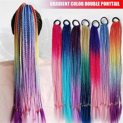 Long ponytail dreadlock braid wigs hair extensions headgear  - Picture 1 of 17