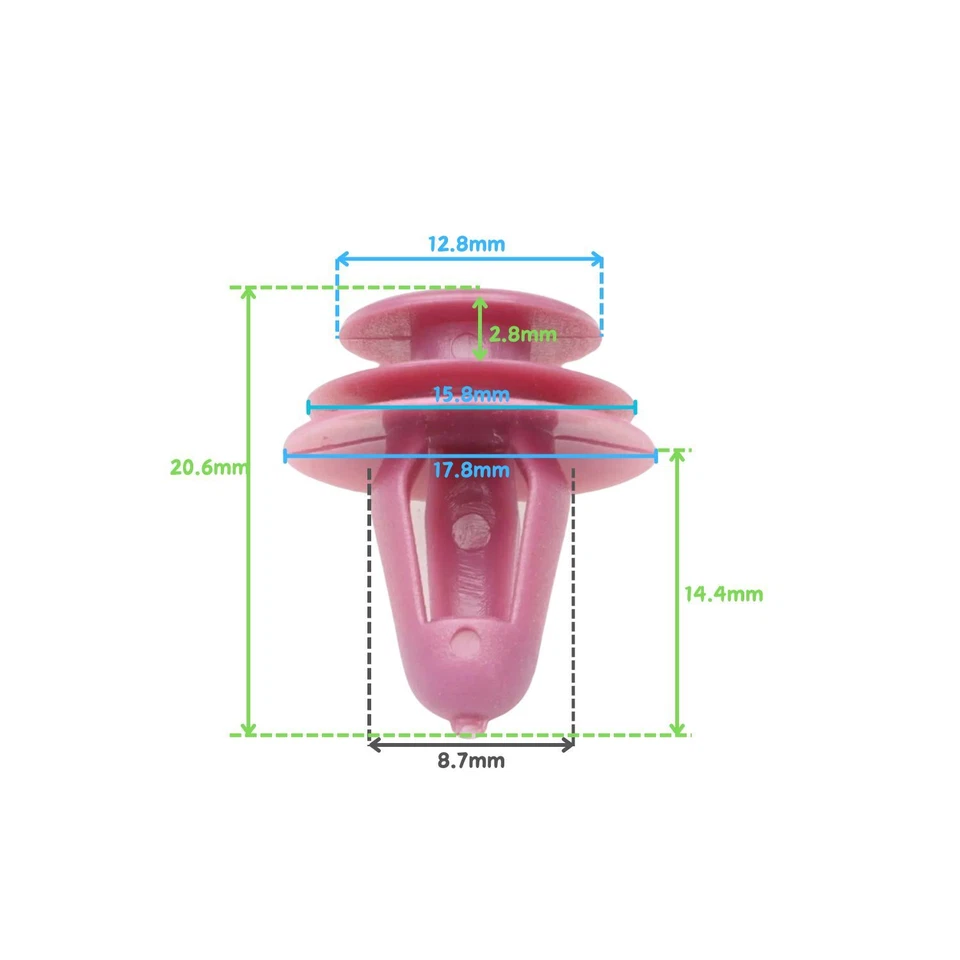 Новый 100 x двери отделки доска зажим фиксатор для 1992-2012 Toyota 4Runner 67771-12050 - Изображение 2 из 4