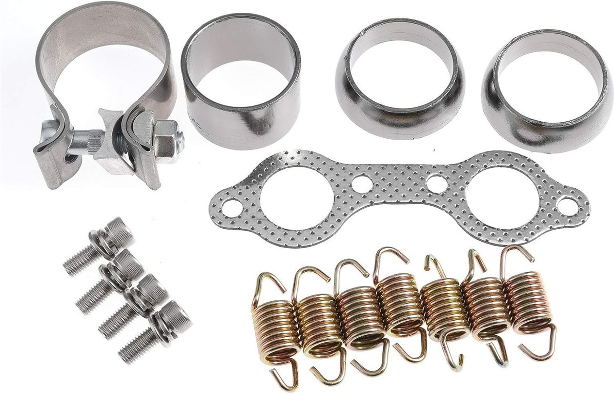 Exhaust Muffler & Gasket Kit For Polaris RZR 800 / S 800 / 4 800 (2008-2012) - Black, Bolt-On 9 thumbnail image