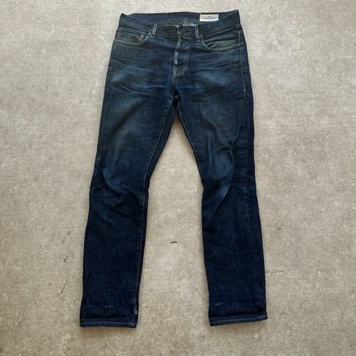 IMOGENE + WILLIE Barton Slim Straight Denim Jeans Natchez Selvedge 32 X 31 | eBay
