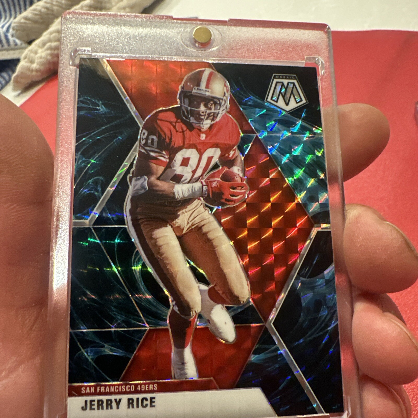 2020 Mosaic Jerry Rice Prizm Genesis #178