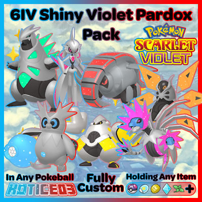 Shiny Fates Pokemon Scarlet & Violet - 6IV Shiny Iron Valiant (Future  Paradox Gallade) For Switch Nintendo Switch Pokemon Game