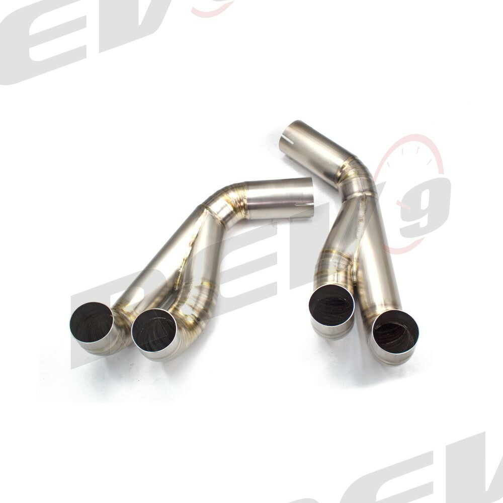 REV9 2.75" TITANIUM EXHAUST KIT VALVED DESIGN FOR 08-12 AUDI R8 4.2L V8