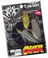 Gan Craft KILLERS BAIT OVER 3/8 oz #01 S Ja Ayu Color Spinnerbait NEW from Japan