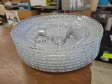 Luminarc Cristal d'Arques Durand ANTIQUE Set of (8) 10-1/8" Dinner Plates USA