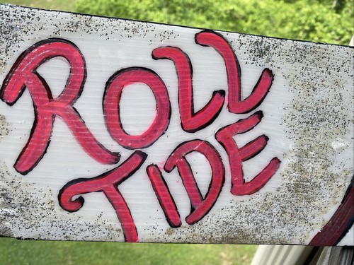 Alabama Sign - Rustic Hand Painted Wood Sign - Sweet Home Alabama Roll Tide - Picture 7 of 12