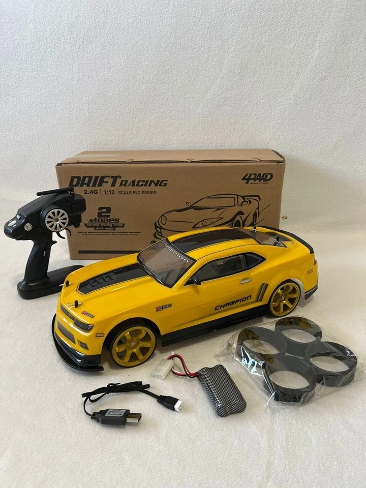 Rc Drift Car 1:10 4Wd Drifting Wheels Anti-Collision Off-Road Racing Rc Cars - Image 4 of 4