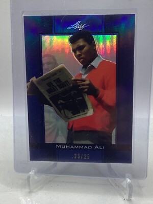 2010 Leaf Muhammad Ali Blue Prismatic /25 #66 | eBay