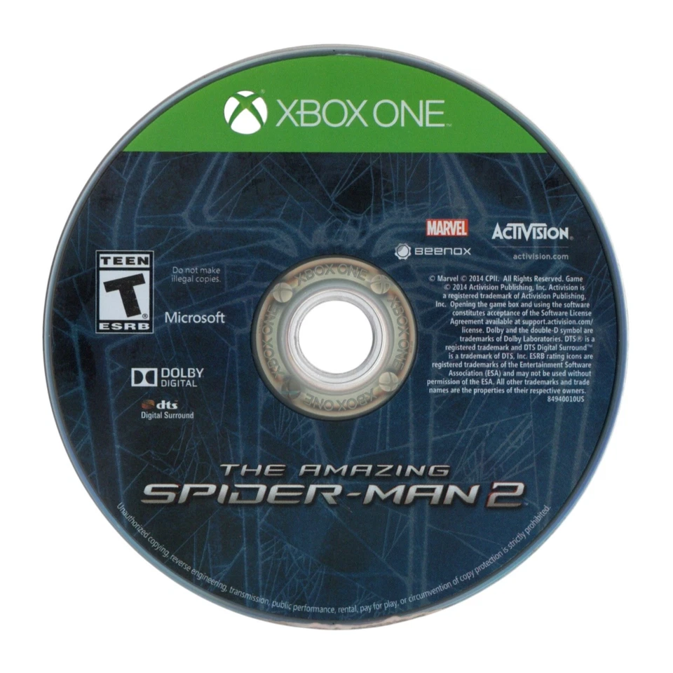 XBOX One: The Amazing Spider-Man 2 游戏漫威超级英雄 2014 微软 XB1 — 第 3/4 张图片