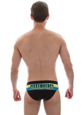 BIKKEMBERGS - COSTUME SLIP - COLOR BLOCK - B6S3004-0031 - BLACK